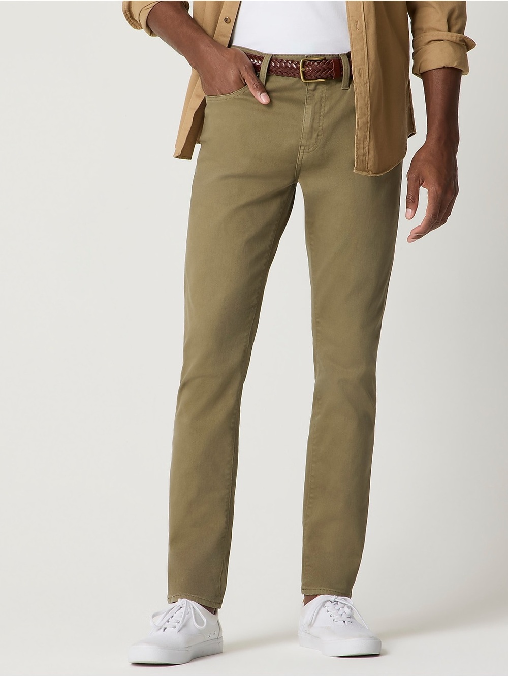J.Crew Slim-fit garment-dyed five-pocket jean in Dry Lichen Size 28 x 32 NWT